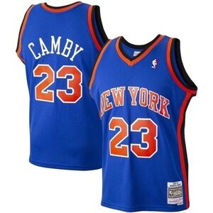 Marcus Camby New York Knicks Mitchell & Ness 1998-99 Hardwood Classics Swingman